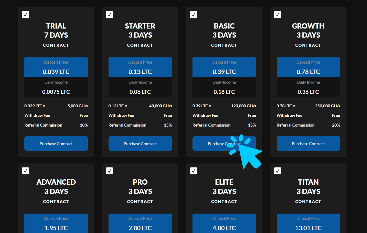 Login and Deposit